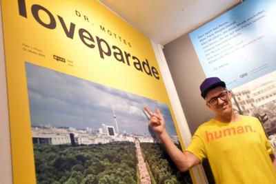 Dr.Mottes Loveparade - Sonderaustsellung Kuratoren, Dr.Motte, Szenendoktortitel Daueraustellung in der Alte Muenze nine-stock-photo