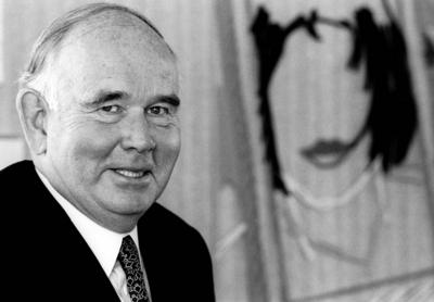 Bildnummer: 50984256  Datum: 05.11.1987  Copyright: imago/Hans-G?nther OedProf. Dr. Peter Ludwig (GER/Schokoladenfabrikant und Kunstsammler) , Personen , optimistisch; 1987, Aachen, Kunstm?zen, l?chelt; , quer, Kbneg, Portr?t, Nahrungs und Genussmittel, Wirtschaft, Deutschland, Randbild, People; Aufnahmedatum gesch?tzt-stock-foto