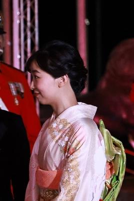 Arrival and reception of Her Imperial Highness of Japan, Princess Kako at the Bandeirantes Palace in Sao Paulo-stock-foto