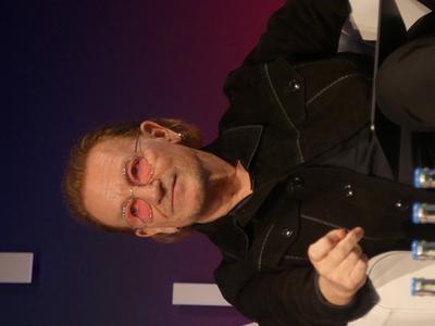 Global rock star and private equity fund leader _"bono"_ at super return berlin 2025.-stock-foto