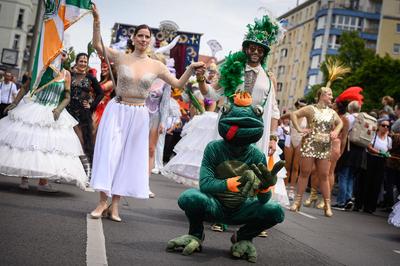 Berlin, Eindr?cke vom Karneval der Kulturen-stock-photo