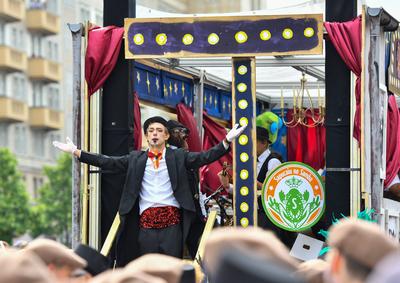 Entertaiment, Karneval der Kulturen-stock-foto