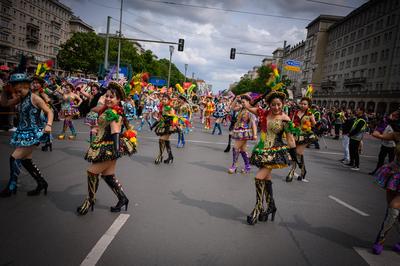 Berlin, Eindr?cke vom Karneval der Kulturen-stock-photo