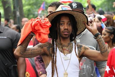 Famous people at 2025 puerto rican day parade in new york.-stock-photo