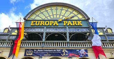 Europa-Park and its expanded infrastructure-stock-foto