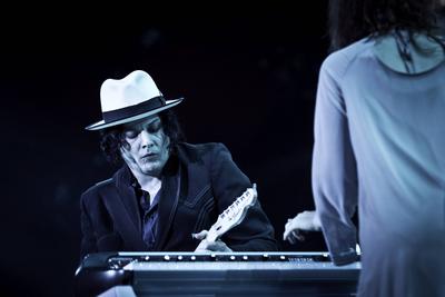 Jack White The American musician, record producer, multi-instrumentalist and singer-songwriter Jack White is here seen a-stock-foto