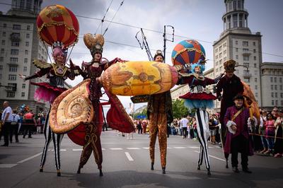 Berlin, Eindr?cke vom Karneval der Kulturen-stock-photo
