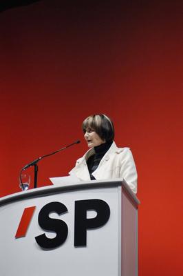 MICHELINE CALMY-REY IN BASEL-stock-foto