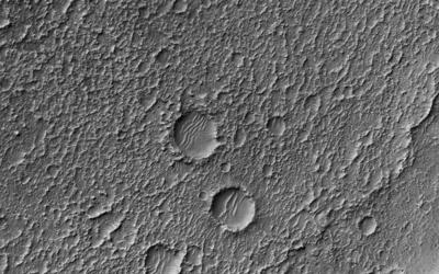 This image from NASA s Mars Reconnaissance Orbiter (MRO) shows Mars surface in detail. Mars has captured the imagination-stock-photo
