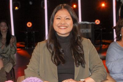 Linh Tran My Linh Trandeutsche Tischfu?ballspielerin und mehrfache Tischfu?ball Weltmeisterin, Europameisterin und mehrfache Deutsche Meisterin zu Gast in der NDR Talkshow aus dem NDR 3 Studio am 06.06.2025 in Hamburg Hamburg Deutschland *** Linh Tran My Linh Tran German table football player and multiple table soccer world champion, European champion and multiple German champion as a guest on the NDR talk show from the NDR 3 studio on 06 06 2025 in Hamburg Hamburg Germany-stock-foto