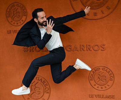 Internationaux de Roland Garros. Villages 6 juin-stock-foto