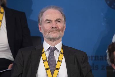 Timothy Garton ASH, Historiker, Internationaler Karlspreis der Stadt Aachen, Verleihung im Rathaus der Stadt Aachen am 2-stock-photo