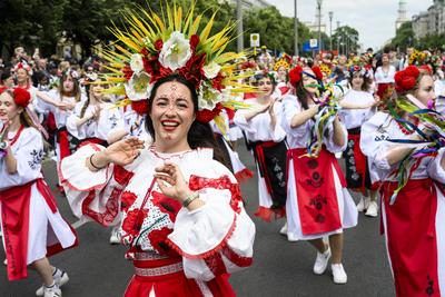 Karneval der Kulturen in Berlin-stock-photo