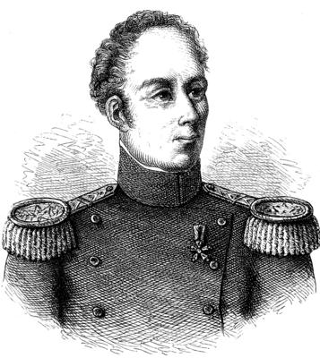 Guillaume Henri Dufour, September 15, 1787 - July 14, 1875, was a Swiss general, engineer, cartographer, politician and-stock-photo