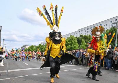 Entertaiment, Karneval der Kulturen-stock-foto