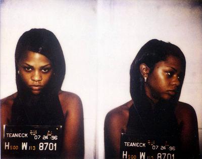 Lil Kim AKA Kimberly Jones was arrested by New Jersey cops in July 1996 and charged with possession of marijuana. The ra-stock-foto