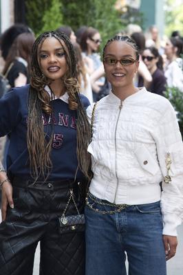 Celeste O'Connor, Whitney Peak-stock-foto