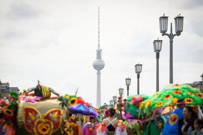 Berlin, Eindr?cke vom Karneval der Kulturen-stock-photo