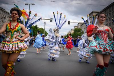 Berlin, Eindr?cke vom Karneval der Kulturen-stock-photo