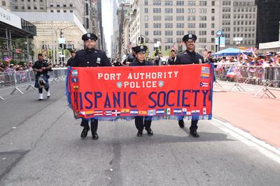 (new) the 68th national puerto rican day parade was held on june 8th 2025, new york city, ny, u. S. A. The theme for 202-stock-foto