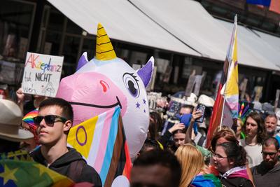07.06.2025 In Wernigerode im Landkreis Harz in Sachsen-Anhalt fand der Christopher Street Day 2025 (CSD) statt. Unter de-stock-foto