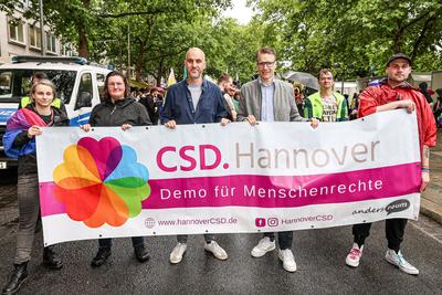 Nie wieder still - Nie wieder unsichtbar! CSD.Hannover 2025-stock-photo