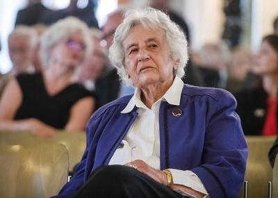 Berlin Nationalpreis f?r Holocaust ?berlebende Anita Lasker Wallfisch Die Holocaust Ueberlebende An-stock-foto