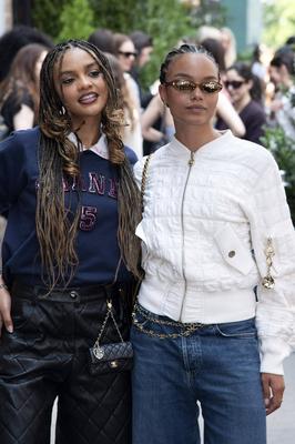 Celeste O'Connor, Whitney Peak-stock-foto