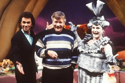 Alles nichts oder RTL v l Hugo Egon Balder Carlo v Tiede Mann Hella von Sinnen 02 91 rag-stock-foto