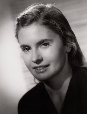 Ruth Niehaus, deutsche B?hnen- und Filmschauspielerin, Deutschland 1956. German theatre and movie actress Ruth Niehaus,-stock-foto