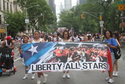 2025 puerto rican day parade in new york.-stock-photo