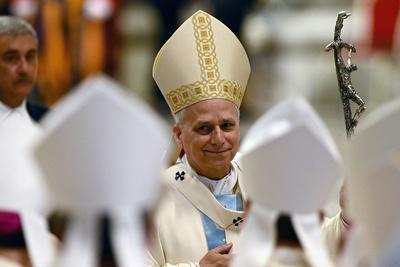 ITALY - POPE LEO XIV   PRESIDES OVER HOLY MASS ON THE OCCASION OF THE JUBILEE OF THE HOLY SEE IN SAINT PETER'S BASILICA  AT  THE  VATICAN - 2025/6/9-stock-foto
