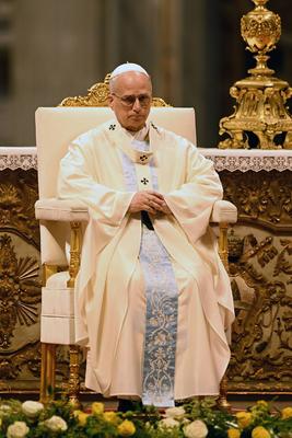 ITALY - POPE LEO XIV   PRESIDES OVER HOLY MASS ON THE OCCASION OF THE JUBILEE OF THE HOLY SEE IN SAINT PETER'S BASILICA  AT  THE  VATICAN - 2025/6/9-stock-foto