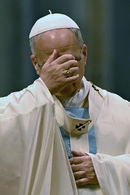 ITALY - POPE LEO XIV   PRESIDES OVER HOLY MASS ON THE OCCASION OF THE JUBILEE OF THE HOLY SEE IN SAINT PETER'S BASILICA  AT  THE  VATICAN - 2025/6/9-stock-foto
