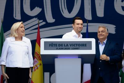 Meeting of the group Patriots for Europe-stock-photo