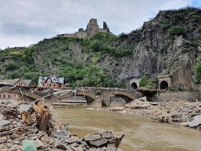 Altenahr Themenfoto: Naturkatastrophe, Hochwasser, Rheinland-Pfalz, Altenahr, 30.07.2021 Die Flutkatastrophe hat Sch?de-stock-foto