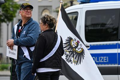 Politik Reichsb?rger Extremismus-stock-foto