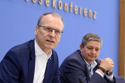 Michael F?bi, Claudia Plattner-stock-foto