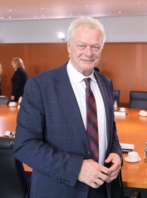 Bundeskanzleramt Kabinett Merz-stock-foto