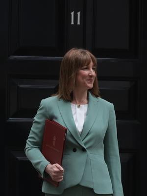 Rachel Reeves Spending Revue-stock-foto