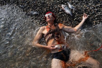 Jacques Cousteau Tribute during UNOC in Nice-stock-foto