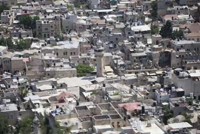 A view of the Old City of Nablus, West Bank, after a 48-hour Israeli military operation-stock-foto