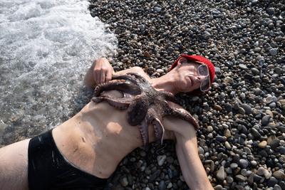 Jacques Cousteau Tribute during UNOC in Nice-stock-foto