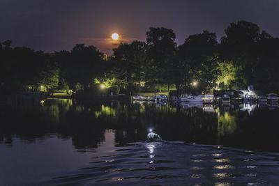 Erdbeermond-stock-foto