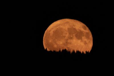 Mond im Siegerland-stock-foto