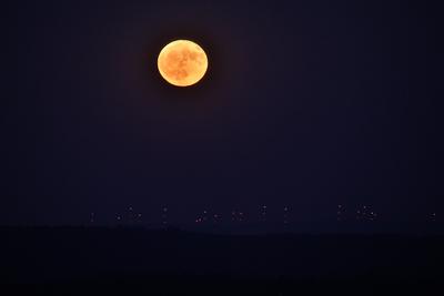 Erdbeermond-stock-foto