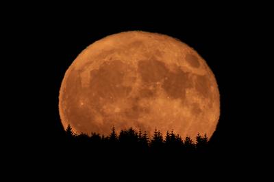 Mond im Siegerland-stock-foto