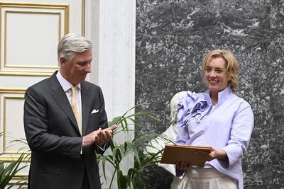 Presentation Of The 2025 Francqui Prize-stock-foto