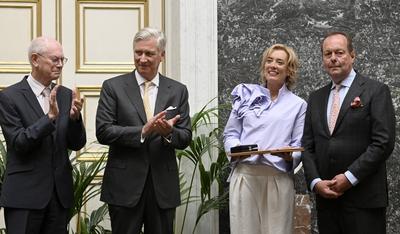 Presentation Of The 2025 Francqui Prize-stock-foto