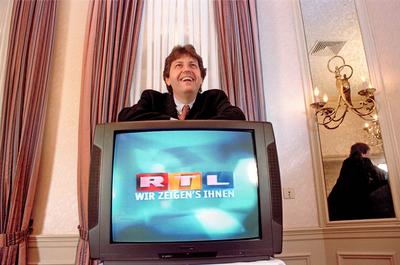 Gerhard Zeiler, RTL-Chef, M?nchen, 11. November 1998 DEU, Deutschland, Muenchen, 11.11.1998, Gerhard Zeiler, geb. 1955,-stock-foto